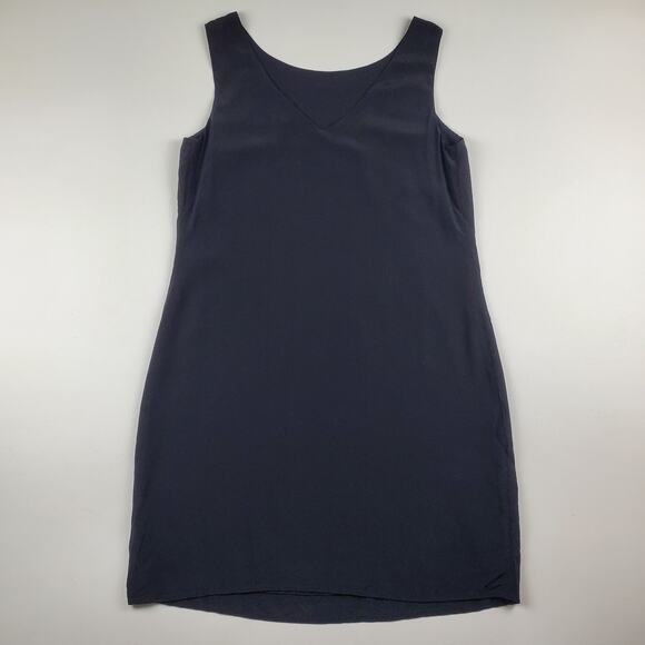 Cynthia Rowley Black Silk Sleeveless Tank Shift Mini Dress - Picture 7 of 8